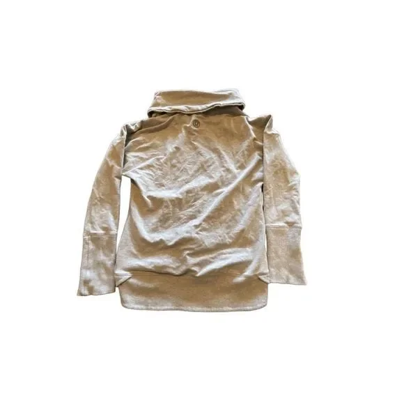 Lululemon Run: Rest Day Pullover *Heathered Fossil* Size 6 - Picture 7 of 14